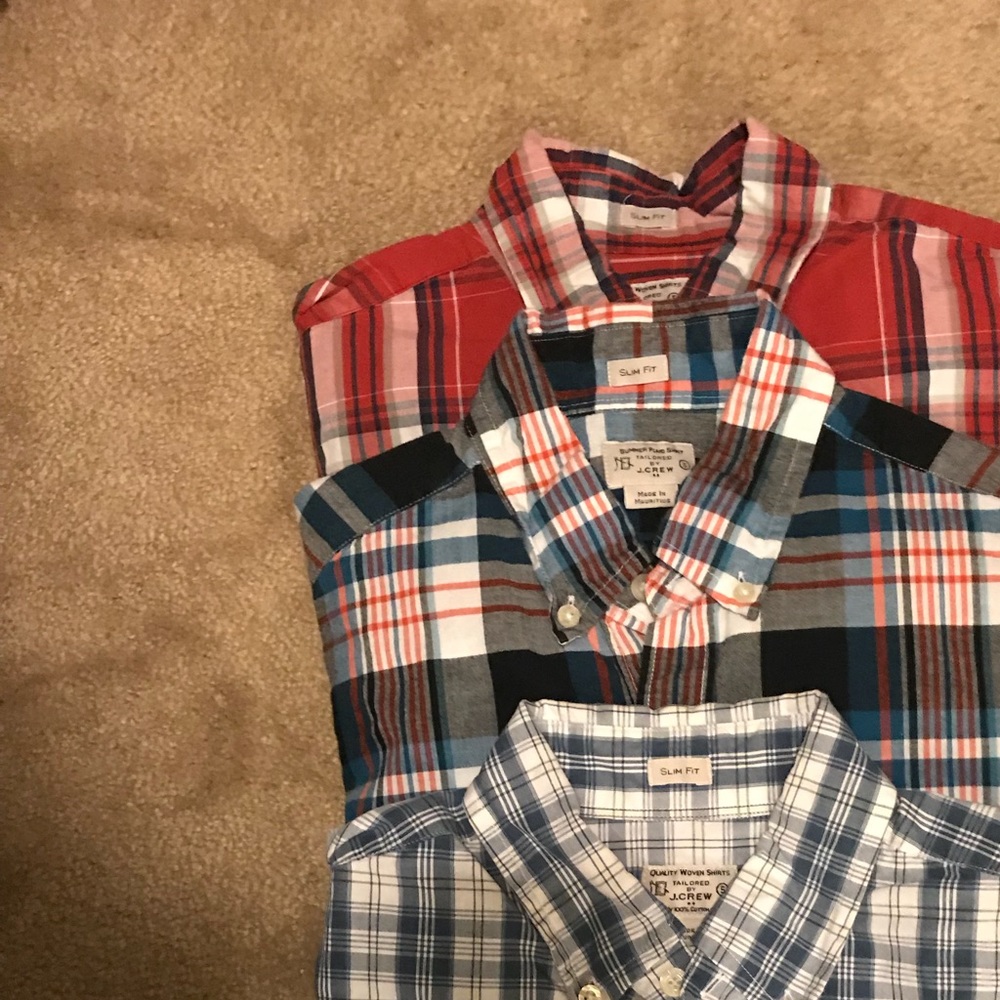 3 Jcrew Slim fit.